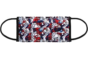 Marvel Spider-Man All Over Design Kids Face Mask: Shield Your Young Superhero