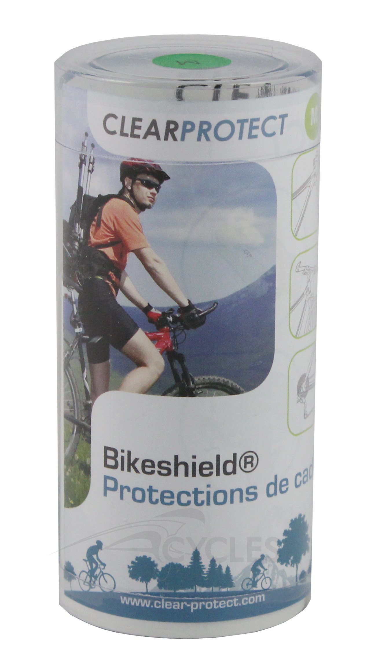 Clear Protect Kit Protections de Cadre XS pour vélo de route et VTT