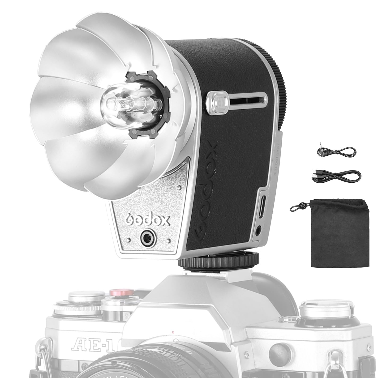 Amazon | GODOX lux Cadet レトロカメラフラッシュ GN10 6200K±300K 色 