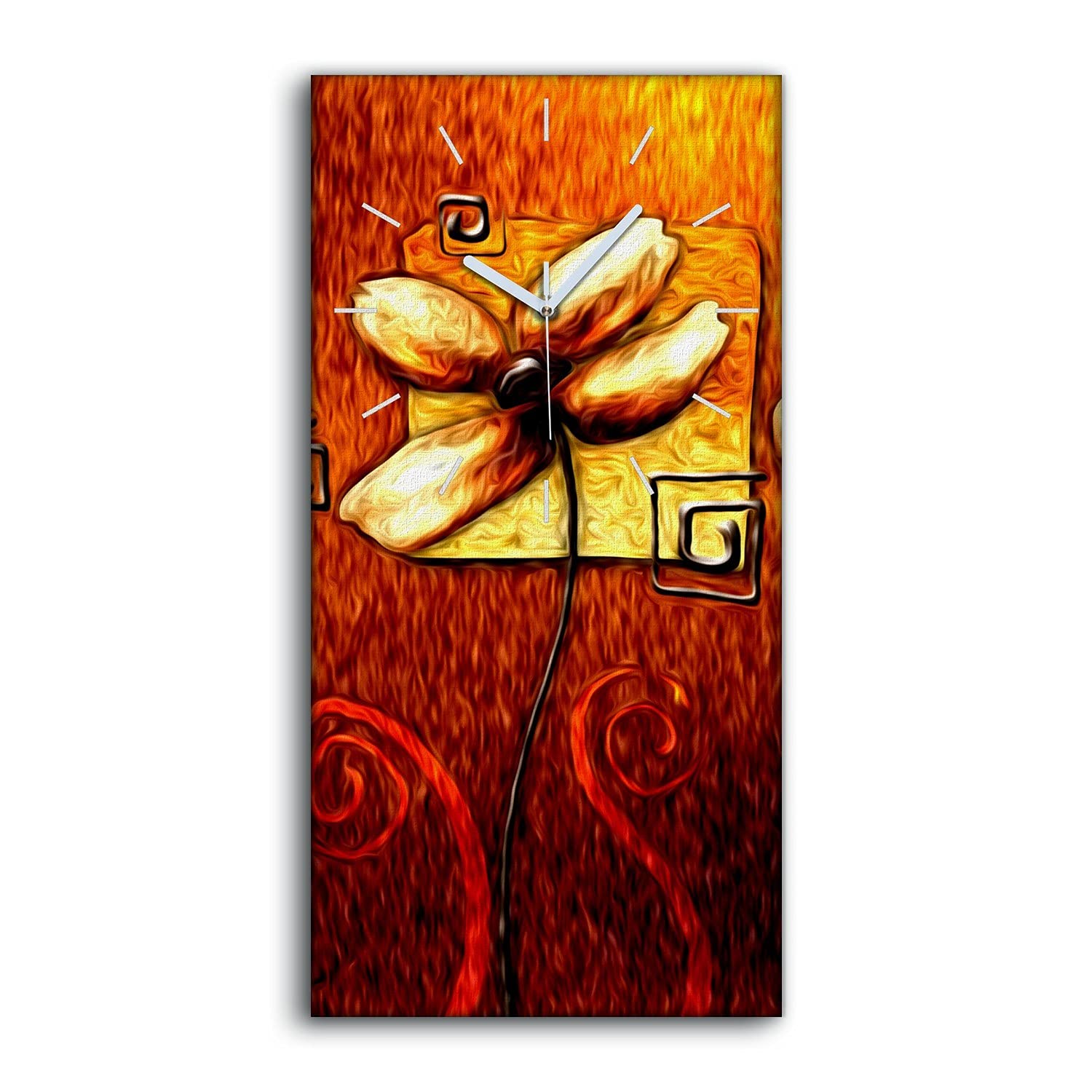 Horloge sur toile sans tic tac pour dormir paisiblement dans sa chambre