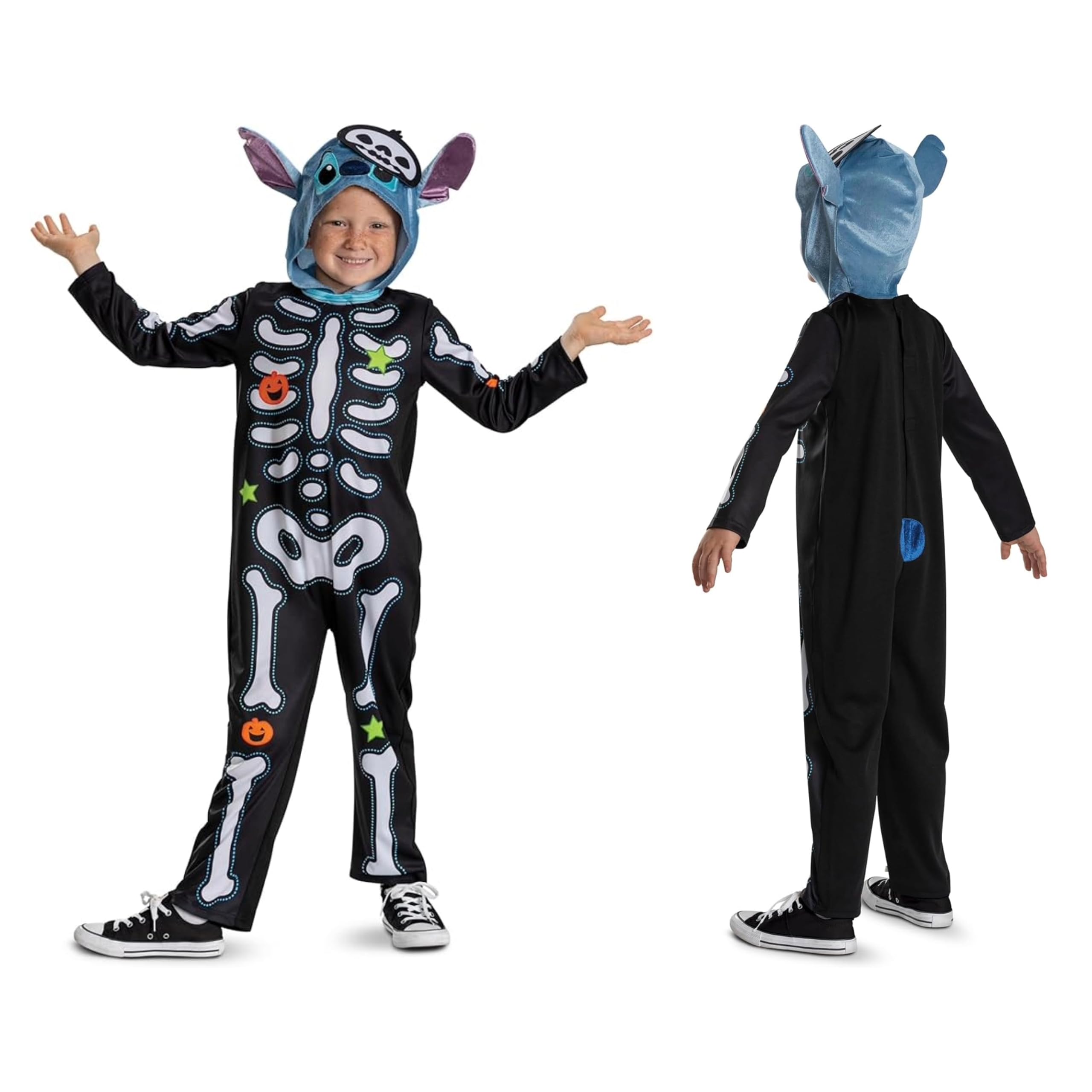 Disney Lilo & Stitch Disguise Skeleton Stitch Fancy costume Child Unisex Movie