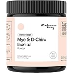 Myo-Inositol & D-Chiro Inositol Supplement Powder for Women | Hormonal Balance & Healthy Ovarian Function Support | Vitamin B8 | Great Alternative to Capsules | 40:1 Ratio | 180 Servings