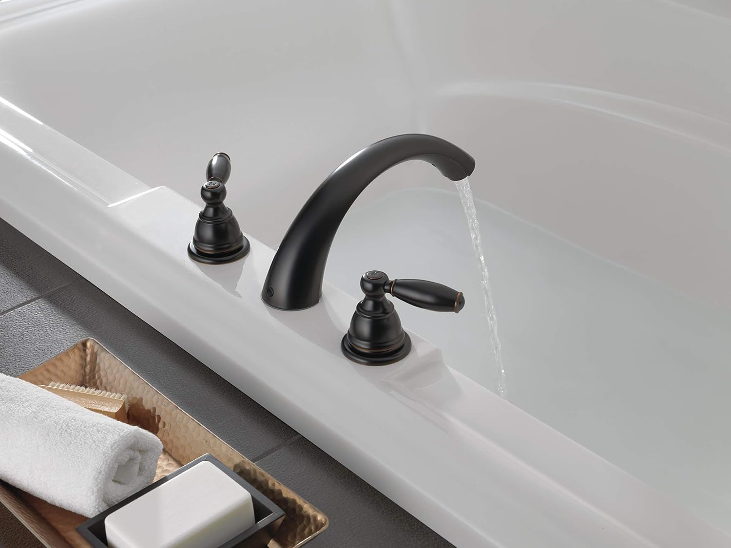 Blасk Frіdау - 40% оƒƒ Peerless Claymore 2-Handle Widespread Roman Tub Faucet Trim Kit, Oil-Rubbed Bronze PTT298696-OB (Valve Not Included) Fеаturеd Prоduсt Peerless Claymore 2-Handle Widespread Roman Tub Faucet Trim Kit, Oil-Rubbed Bronze PTT298696-OB (Valve Not Included)