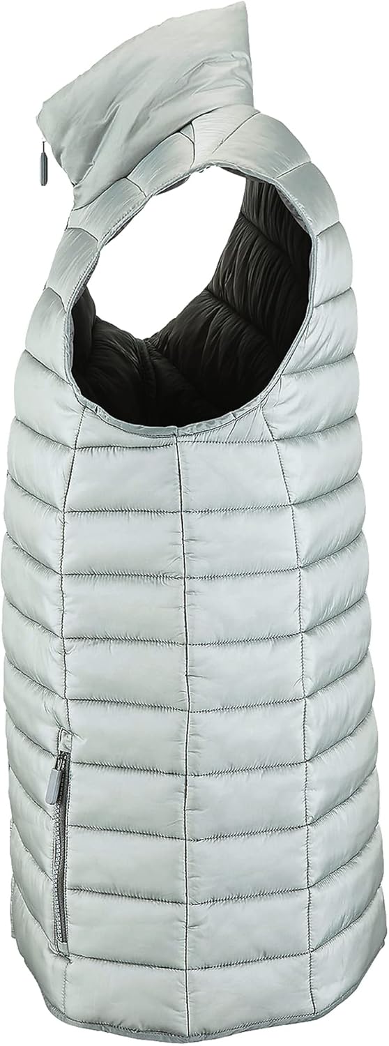 SOL'S Mens Wave Padded Water Bodywarmer/Gilet (XL) (Metal Grey)