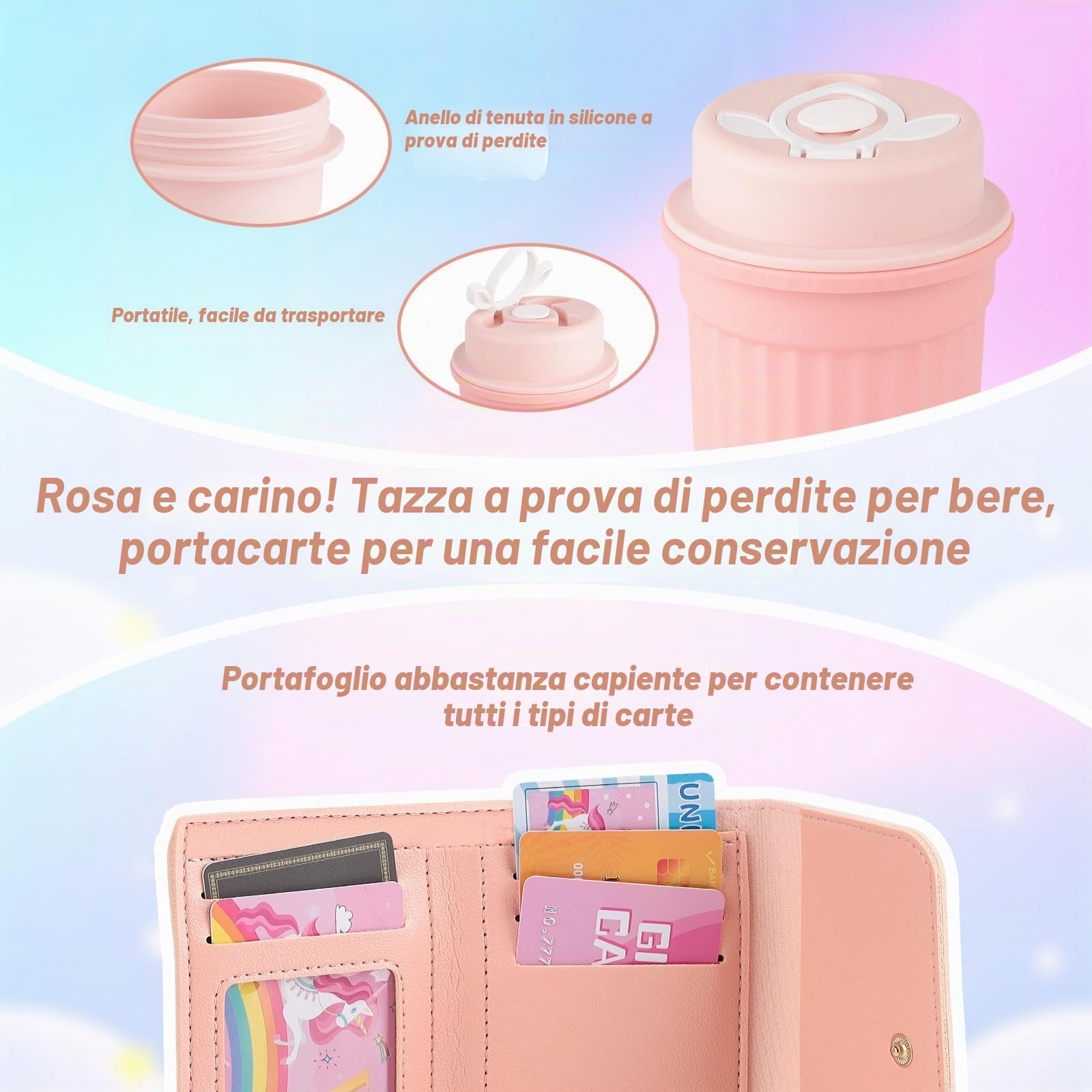 Borsetta per ragazze – Il mio primo set di borsa per bambini con accessori e trucco da gioco, contiene telefono, portafoglio e giocattoli da ruolo per bambini dai 3 anni in su, per bambine