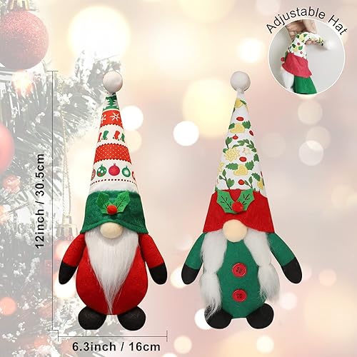 Miniatura 2 de 2 gnomos de Navidad, decoración de gnomos de peluche, figuras coleccionables de Tomte Merry Christmas, gnomo sueco, Tomte Nisse, muñeco de peluche