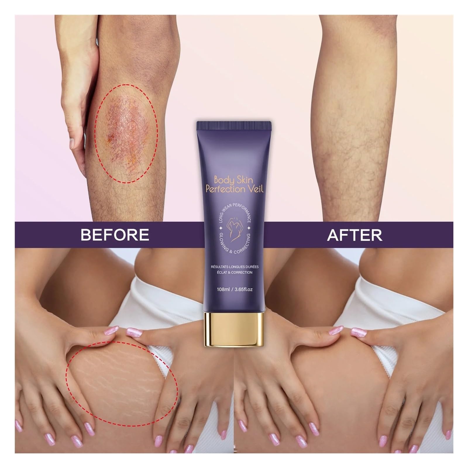 leg concealer Concealer mit hoher Deckkraft, langanhaltende wasserfeste Grundierung, BB-Creme for Gesichts-Make-up, Abdeckung, Anti-Augenringe, Sommersprossen, Basiskosmetik
