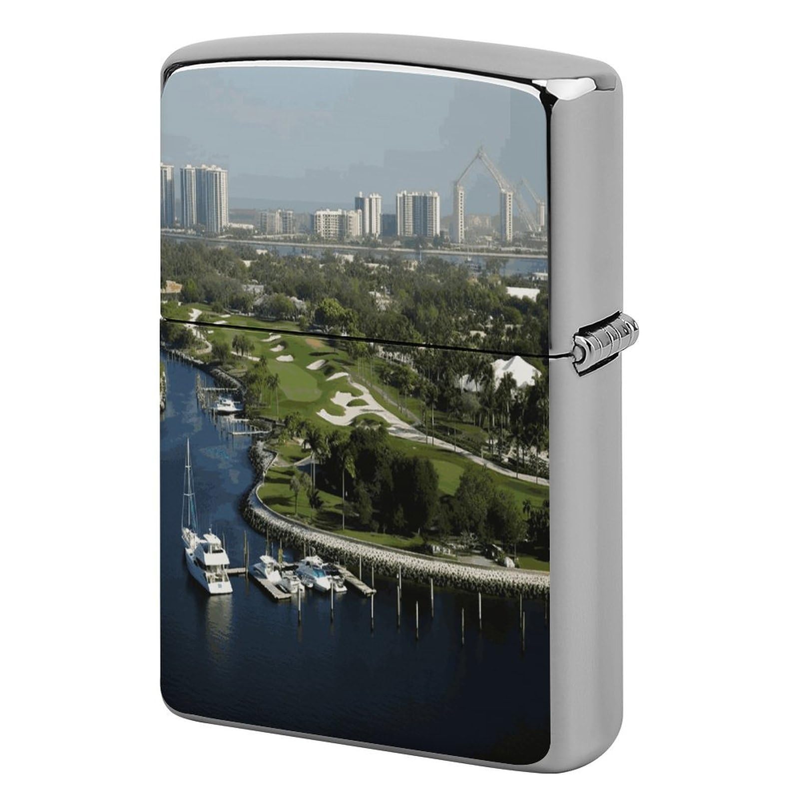 Fekiloot Style Golf Yacht Club Lighter Case Cover Lighter Holder
