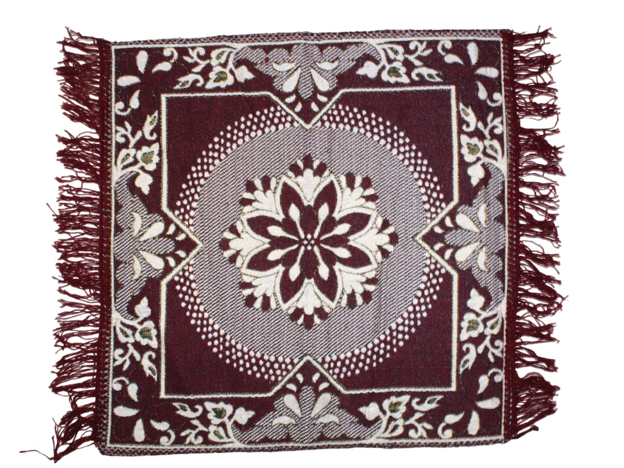 BUYEASY Pooja Asan for Sitting, Asan for Pooja | aasan for mandir | Pooja Mat | Asan for Puja Meditation Sitting (Set of 3)-image-11