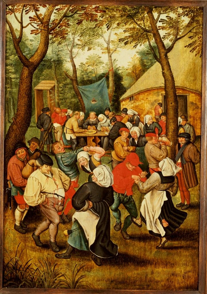 Image sur toile le festin de noces aux finitions precises format 60x90cm