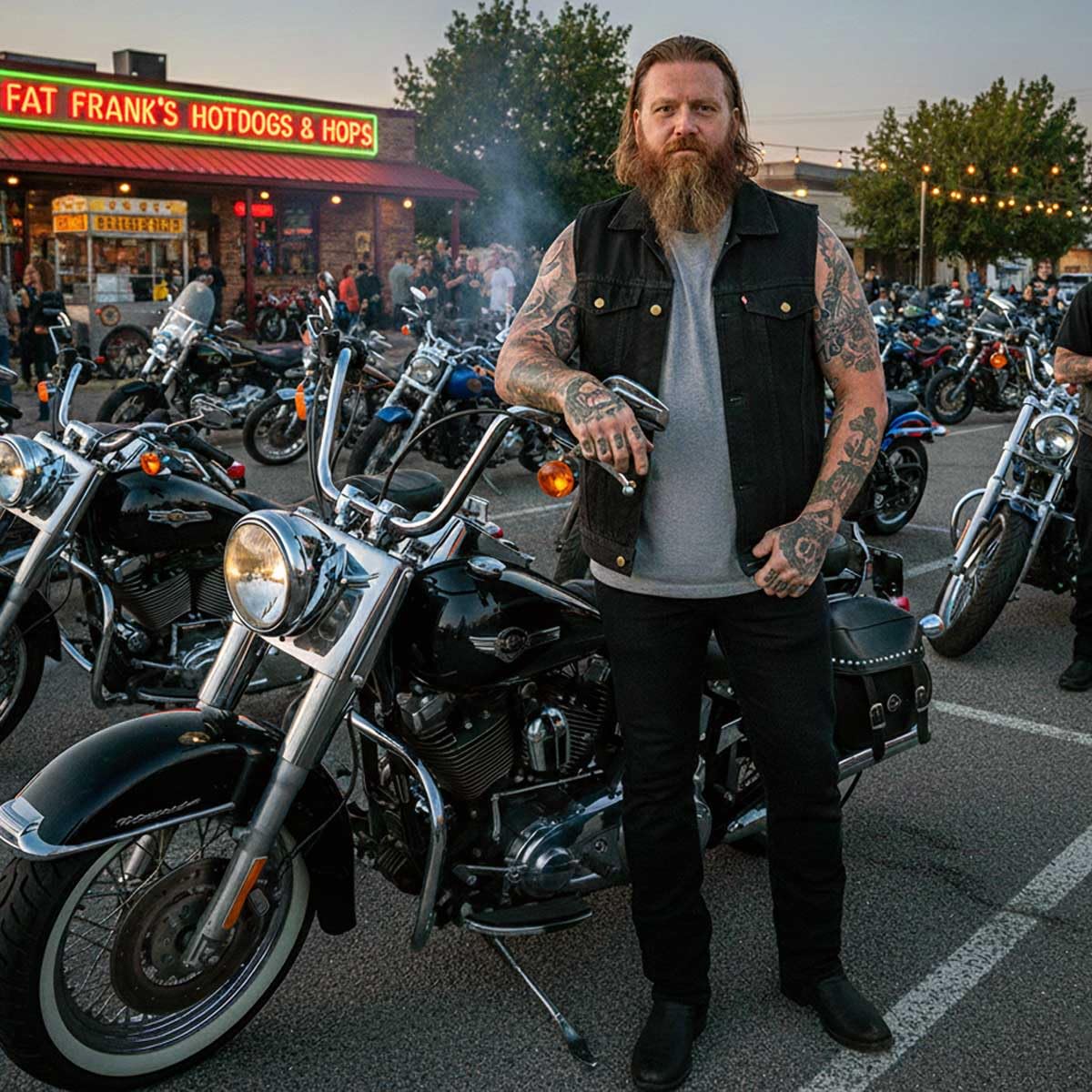 Amazon.co.jp: Biker's Edgeメンズ シャツカラーデニムベスト 4X-Large