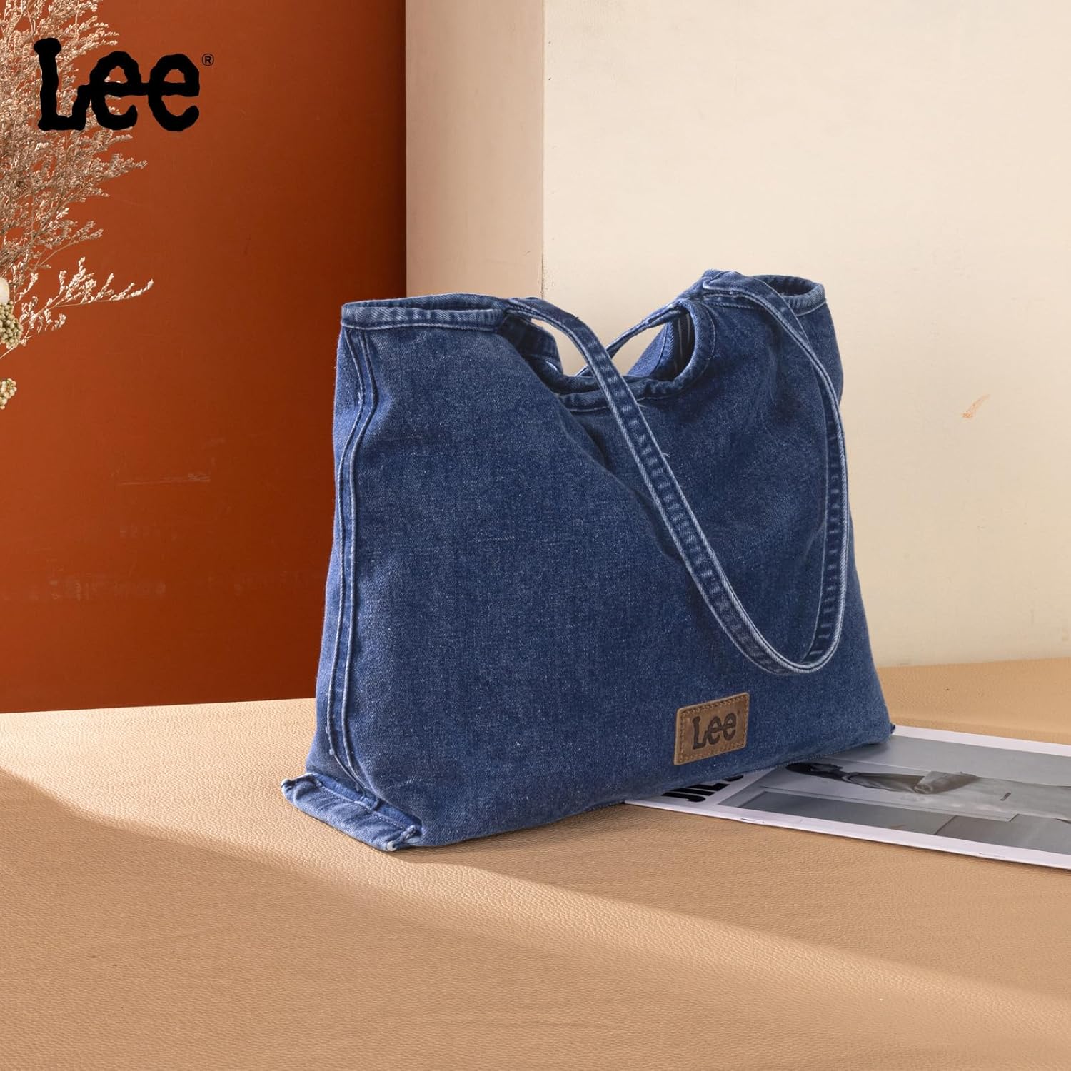 Montana West x Lee Denim Tote Bag for Women Casual Hobo Shoulder Bag & Handbags for Work, Travel, Shopping - Image 8