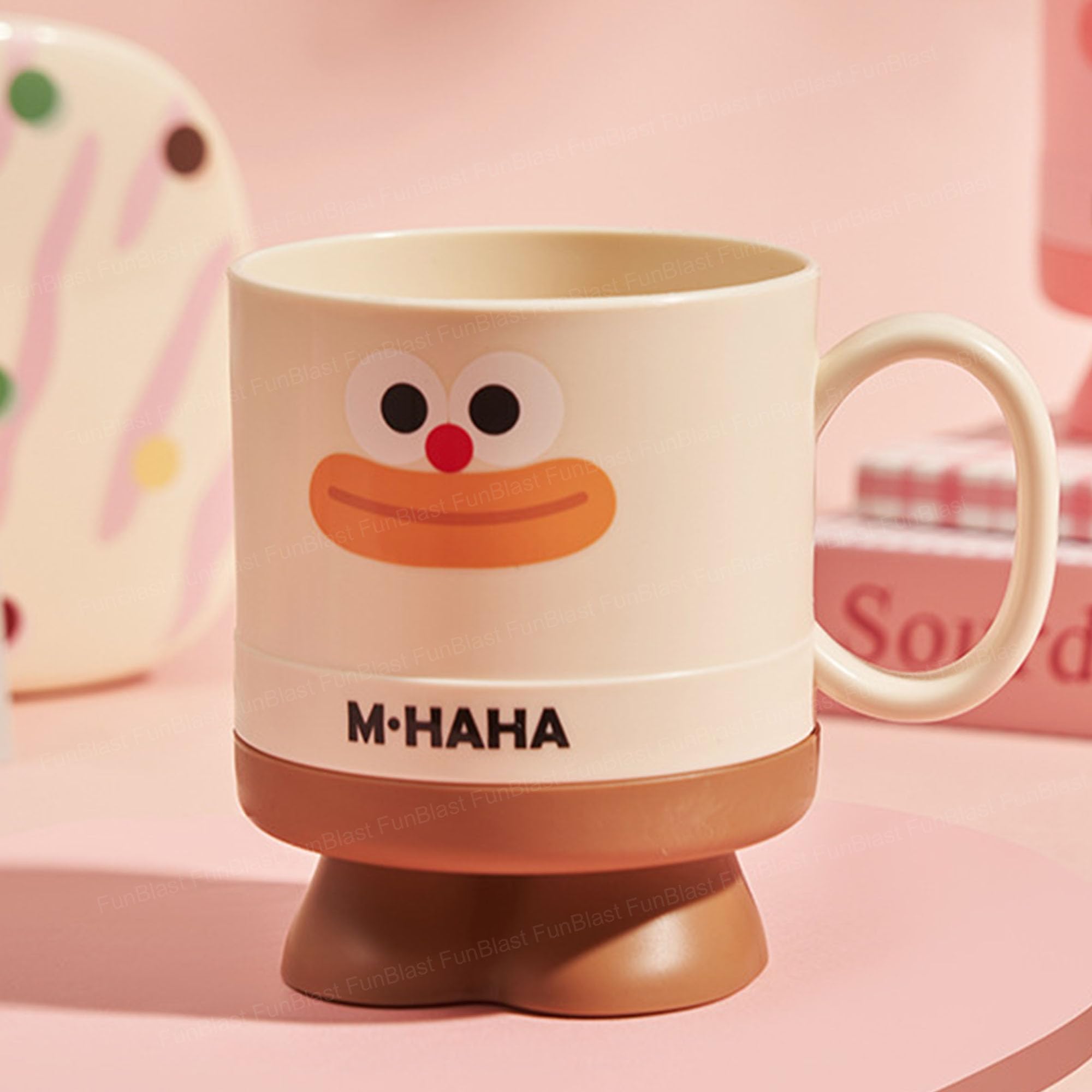 FunBlast Milk Mug for Kids – 390 Ml; Unbreakable Mug for Kids, Milk Mugs for Kids Unbreakable - Milk Drinking Cup for Kids (Beige)-picture-16