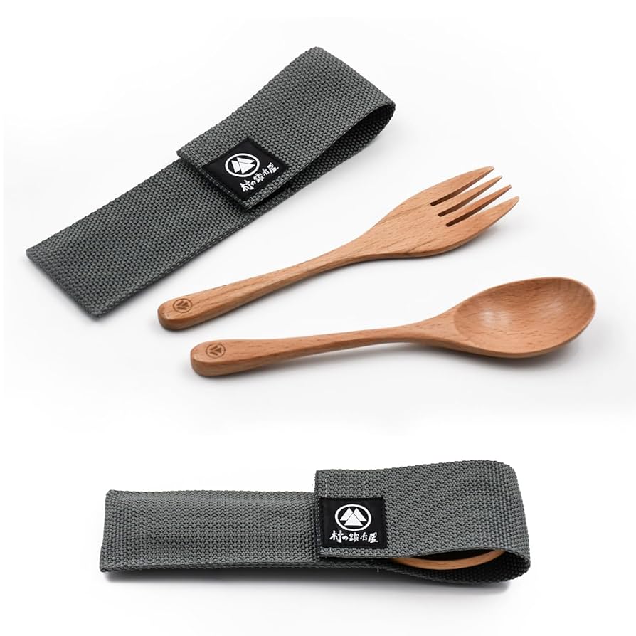 brunt アーミースプーン フォークセット ブラック サイズ約18cm