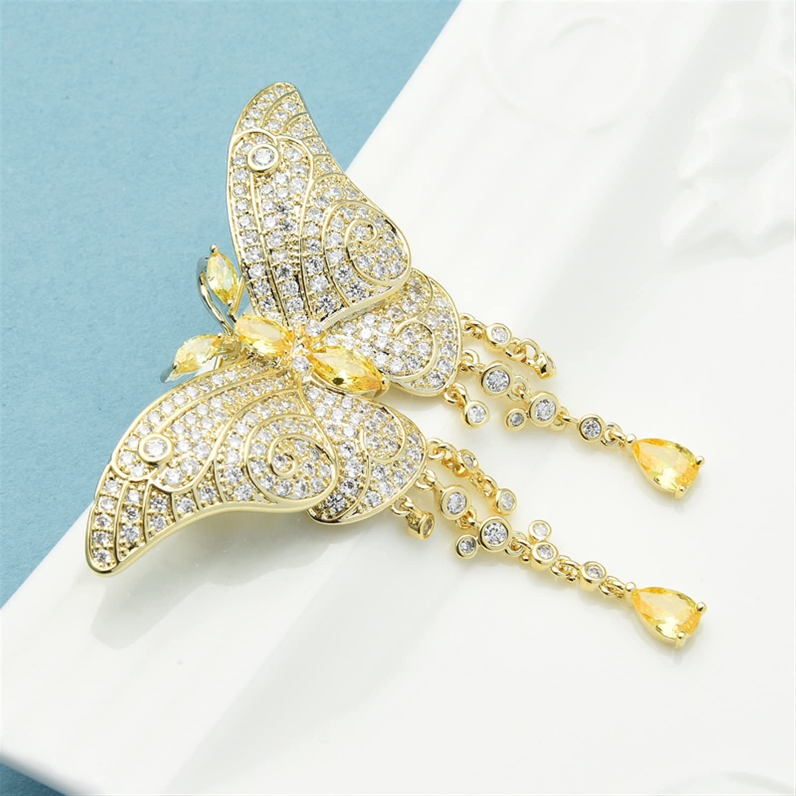 Broche para Mujeres Hombres Señoras Accesorios de Moda Señoras Elegante Mariposa Frienda Broche Clásico Fiesta Broche Mariposa En forma de mariposa Broche Accesorios de Fiesta de Cumpleaños Boda