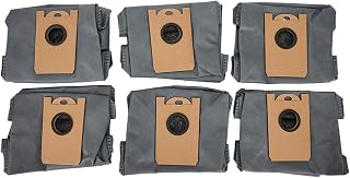6 Pack of Dust Bag Bags Cylinder Vacuum Bags For Eufy RoboVac LR30 Hybrid+ Robot Vacuum Cleaner Parts Replacement Vacuum Dust Bag