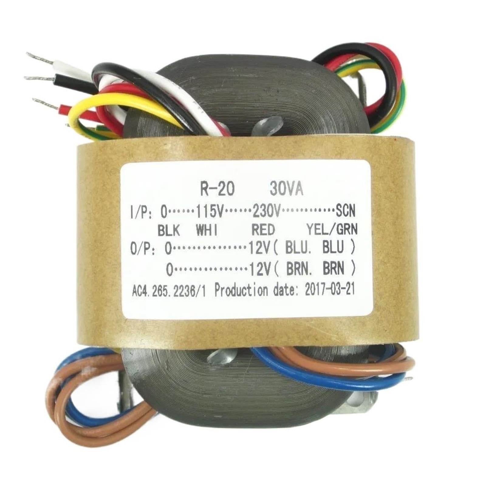 1 transformador de Audio R-Core for preamplificador.