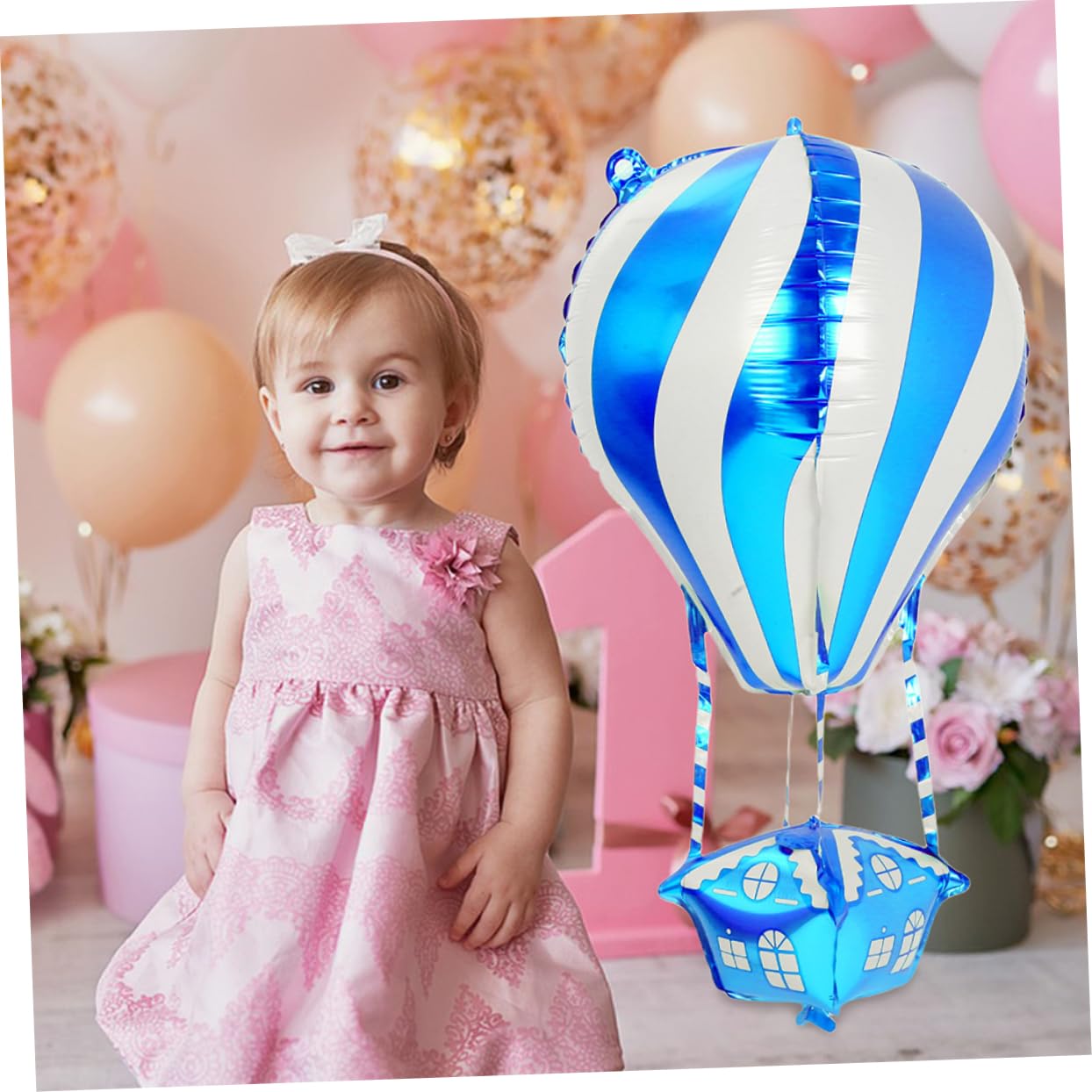SOLUSTRE 30 Pezzi Palloncini Alluminio Forma Decorazioni Festive per Compleanni Matrimonio e Shower con Design Accattivante