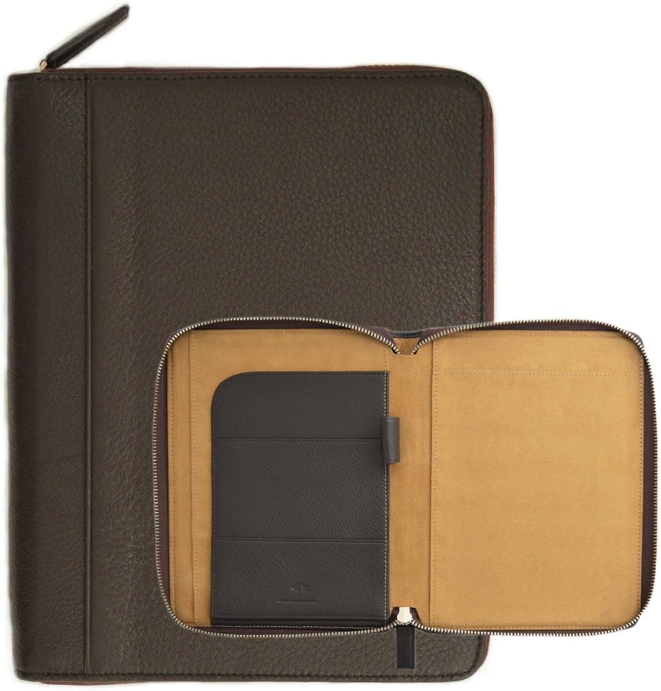 Amazon | レポートパッドホルダー ノートパッドホルダー A5 本革