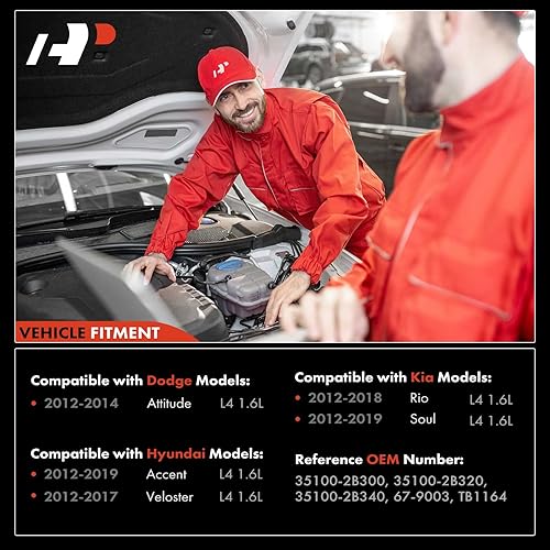 Miniatura 3 de A-Premium Conjunto del Cuerpo del Acelerador Electrónico Compatible con Hyundai Veloster 2012-2017, Accent 2012-2019 y Kia Rio 2012-2018, Soul
