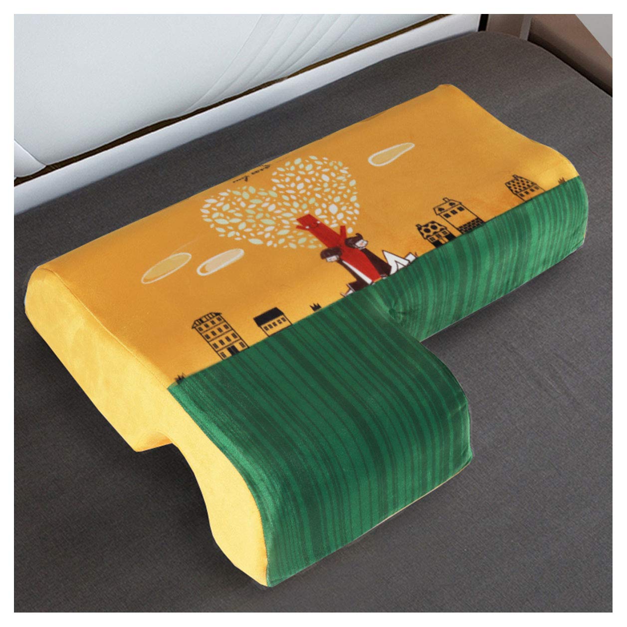 HSJCZMDCouple Pillow Pillowcase,Arm Pillow Pillowcase,Pillow Case Does Not Contain Pillow,Neck Pillow Case,Sleeping Pillow Pure Cotton Pillowcase,G