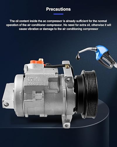 Miniatura 44 de ECCPP Compresor de CA 1999-2003 apto para Chevrolet Tracker para Suzuki Vitara 2.0L compresor de aire acondicionado