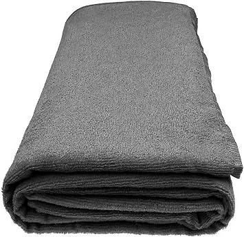 Extra Large Luxury Super Jumbo Bath Sheet (150 x 200 cm – 600 GSM) L Massive Body Wrap Towel – Ultra-Soft, Super Absorbent, Beach Hotel Spa Quality Big Towels (Charcoal Grey)