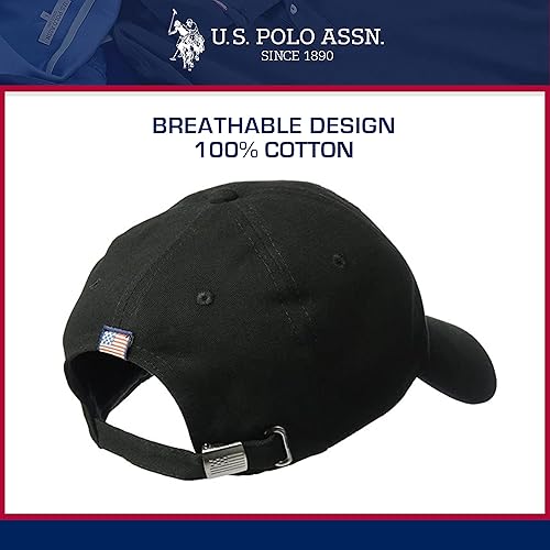 Miniatura 6 de Concept One U.s Polo Assn. Dad Hat, Embroidered Horse Logo Adjustable Adult Baseball Cap with Diagonal Accent Stripes