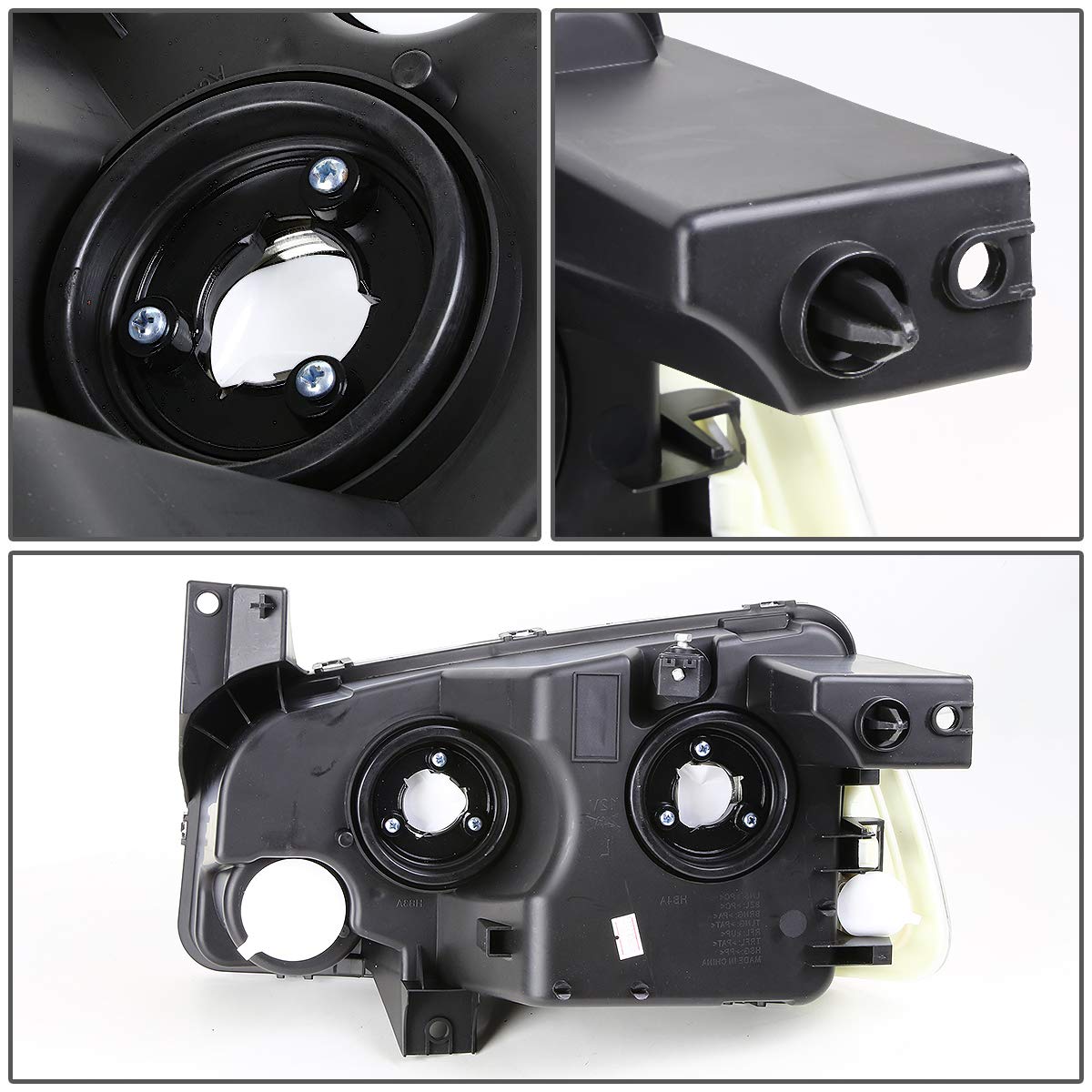Amazon.com: Auto Dynasty CH2503163 OE Style Black Housing 
