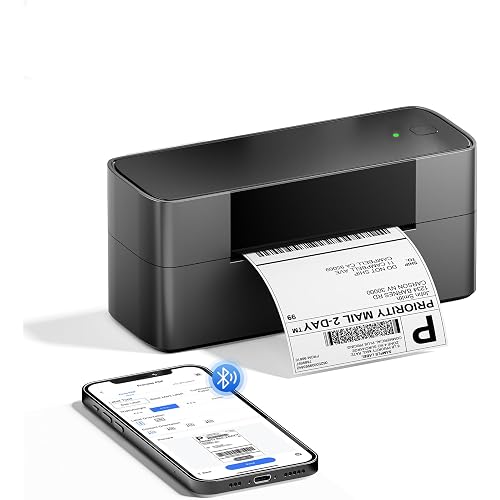Itari Bluetooth Shipping Label Printer 4x6 for Small Business | Inkless 203DPI 4x6 Thermal Printer, Bluetooth & USB, Support iOS, Android, Windows, Amazon, Shopify, USPS