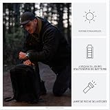 Garmin Instinct 3, Tactical Edition, 50mm rugged GPS smartwatch with AMOLED screen,built in sports apps & health monitoring, LED flashlight, shock resistant, 10ATM, up to 24 days battery life, Black - 3