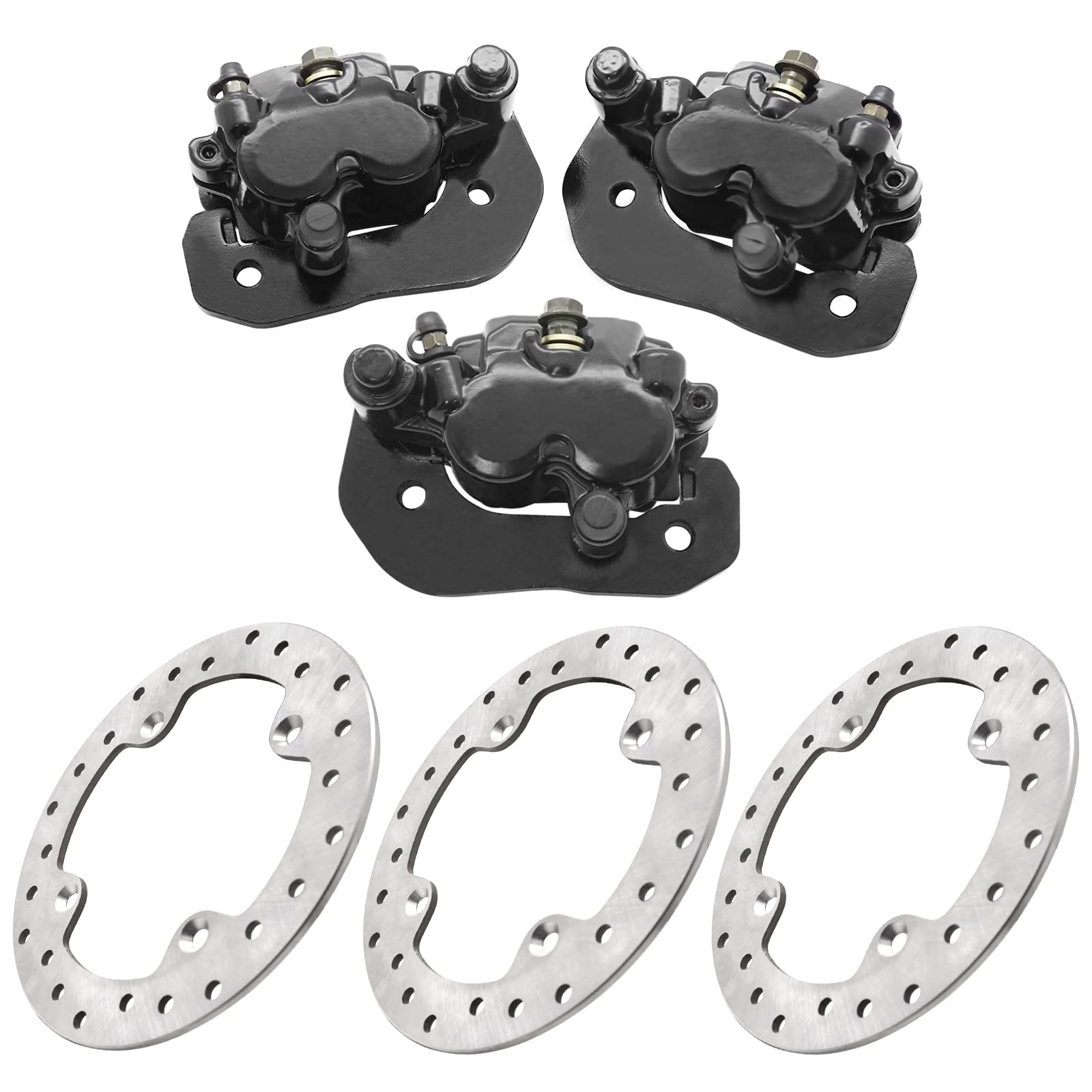 M MATI Front Left Right & Rear Brake Calipers for Can Am Outlander Renegade 1000 850 800 650 570 500 450 Max 6x6 705600862 705600861 705600859 705600999