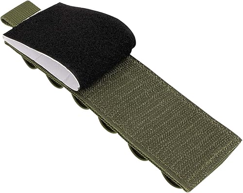 Miniatura 6 de IronSeals Tactical Outdoor 6 Round Shotgun Shell Holder munición pistola bala recarga titular con adhesivo adhesivo adhesivo