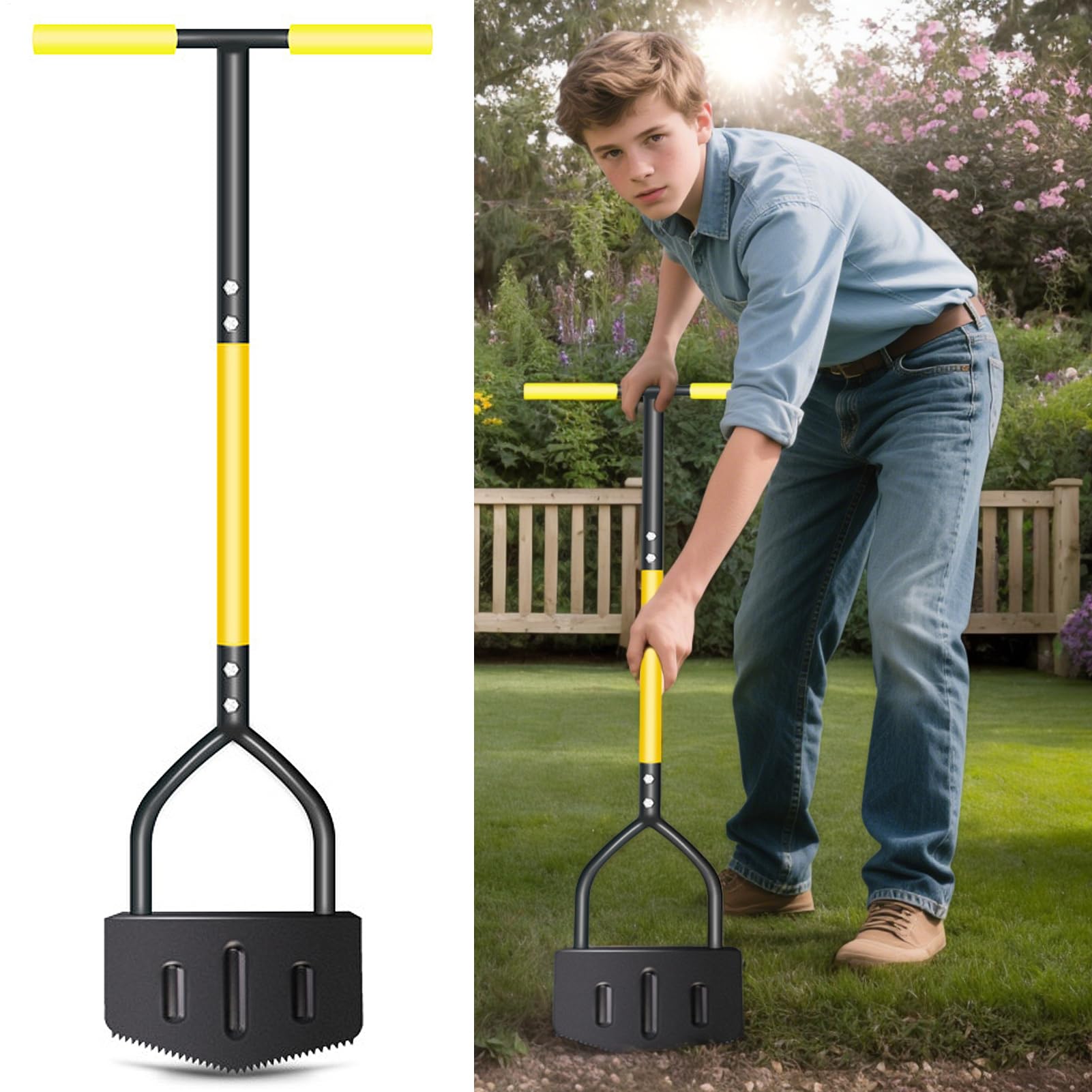 Grass Edger Tool Manueller Sägezahn-Rasenkantenschneider