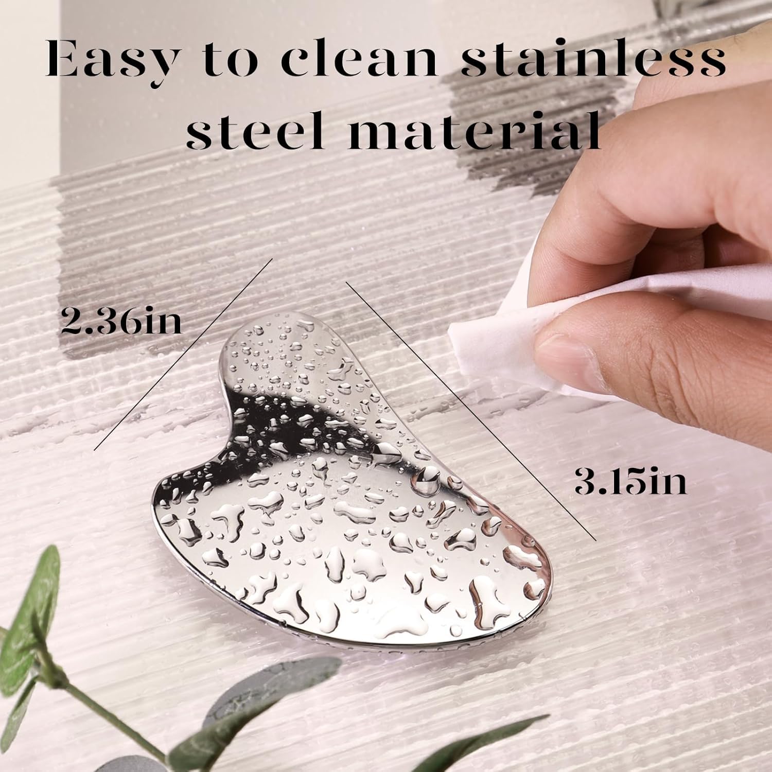 Sifoz Premium Gua Sha Tool For Face, Anti-Aging Facial Massager Tool For Tighten Skin, 100% 304 Stainless Steel Skin Care Gua Sha for Face, Neck, Eye to Reduce Wrinkles and Relax Body Muscles Sifoz Premium Gua Sha Tool For Face, Anti-Aging Facial Massager Tool For Tighten Skin, 100% 304 Stainless Steel Skin Care Gua Sha for Face, Neck, Eye to Reduce Wrinkles and Relax Body Muscles