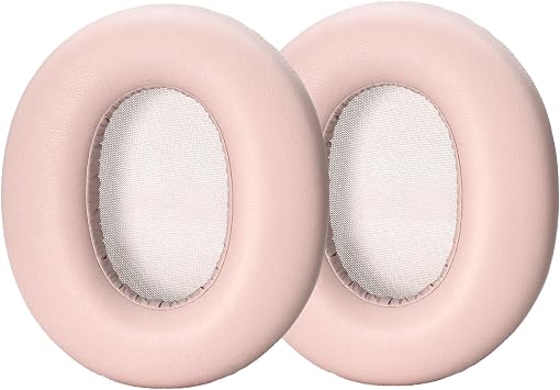 W820NB Ear Pads Replacement Compatible with Edifier W820NB Headphones, Ear Cushions with Upgrade Memory Foam & Protein Leather, Noise Cancelling Ear Covers Pink