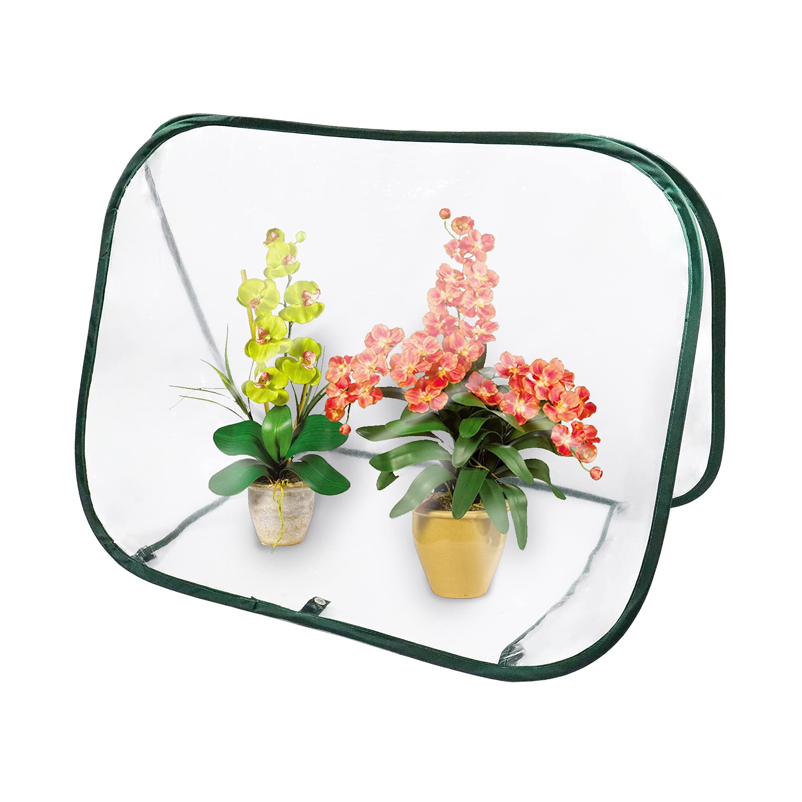 Serra Pop Up 70x70x80 Cm - Tenda Da Giardino Trasparente Per Piante, Interni Ed Esterni
