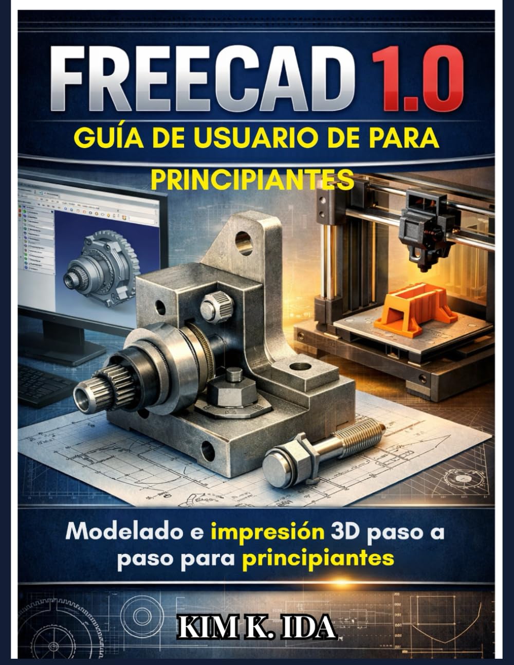 GUÍA DE USUARIO DE FREECAD 1.0 PARA PRINCIPIANTES: Modelado e impresión 3D paso a paso para principiantes