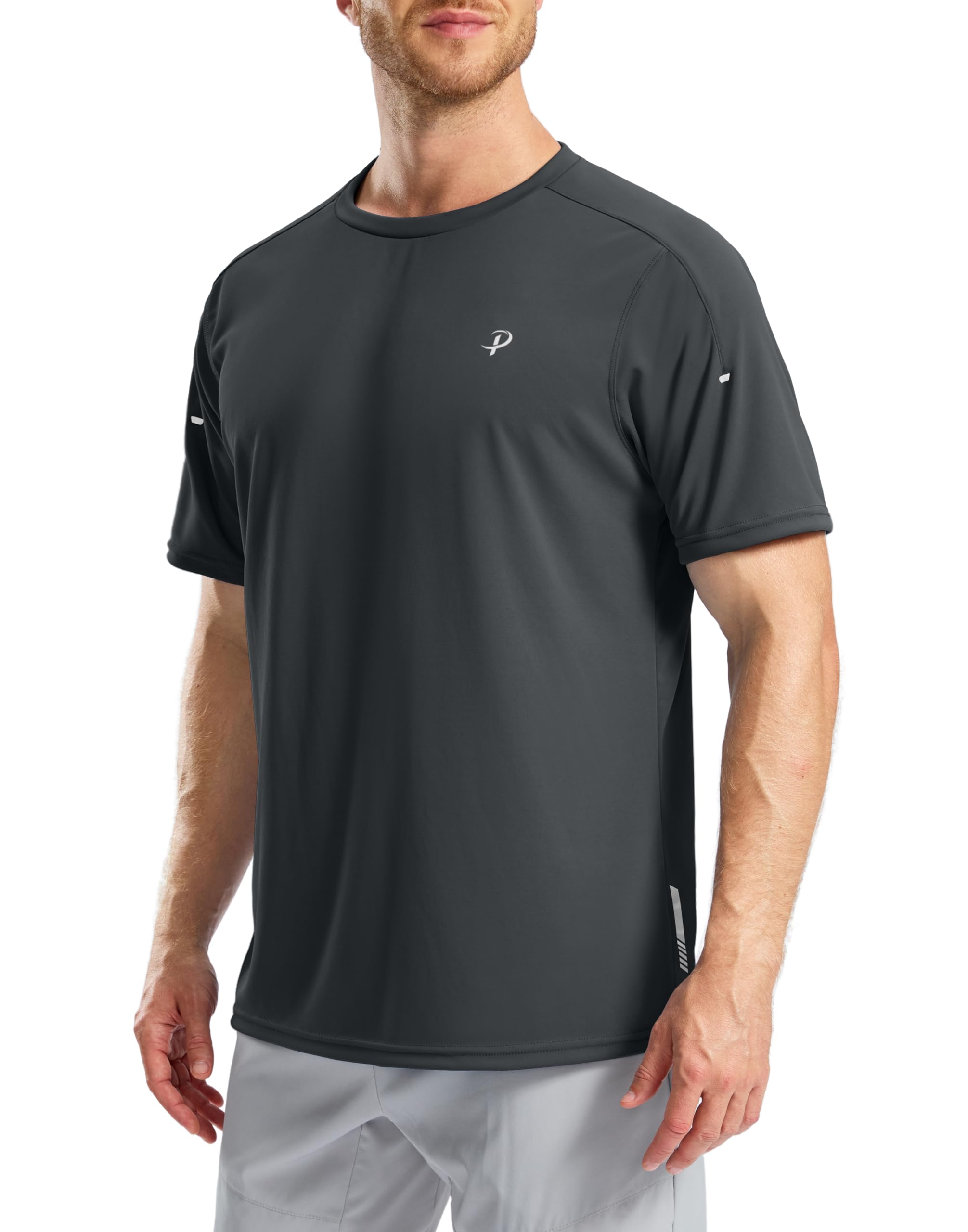 Men's Workout Running T-Shirts Lightweight Quick Dry for Athletic