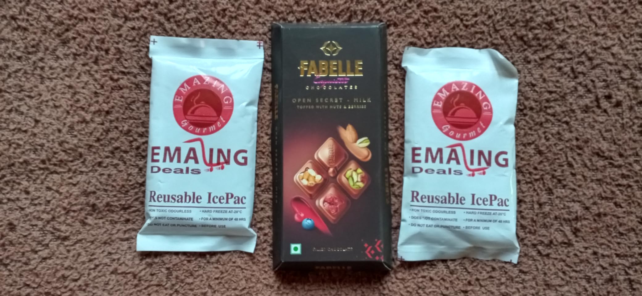 Fabelle Open Secret Dark, Centre Filled Luxury Chocolate Bar with