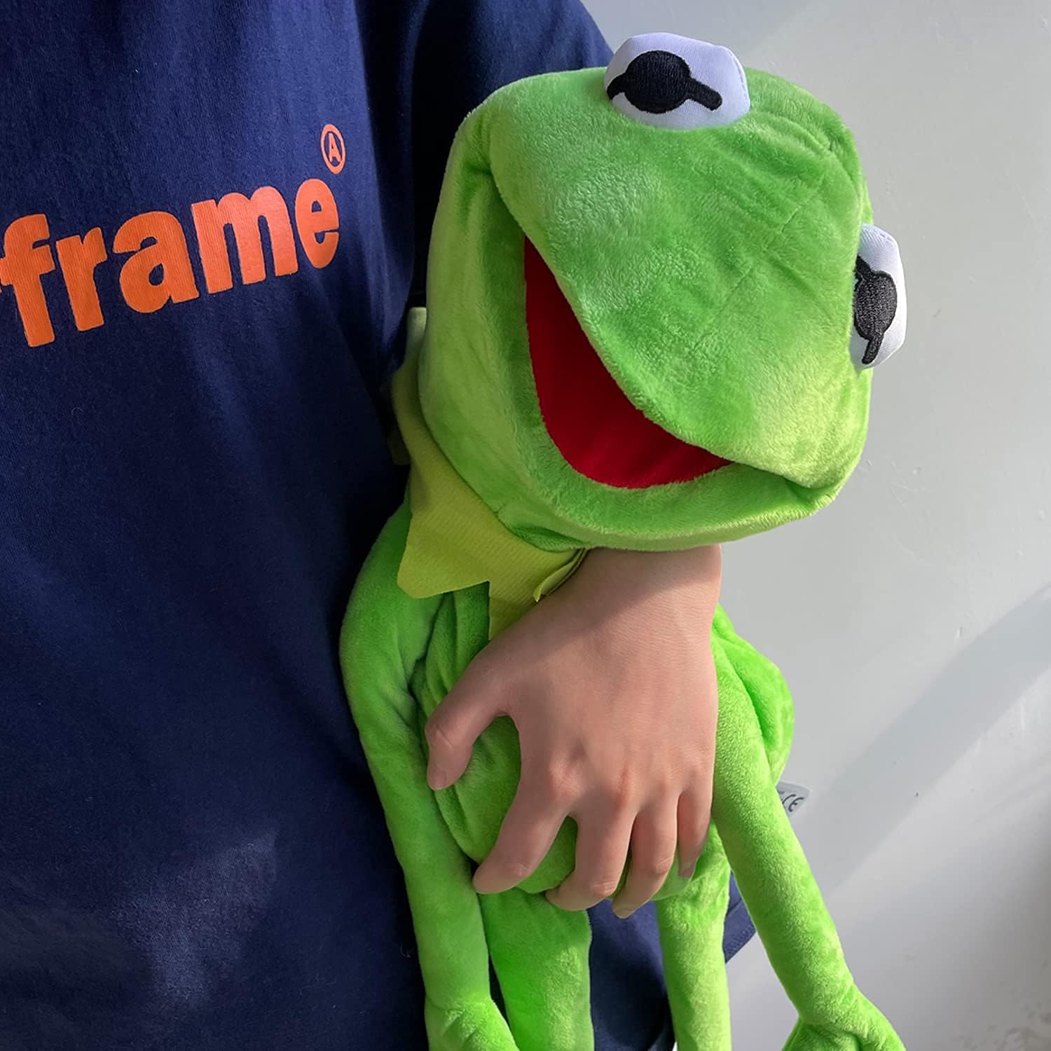 Kermit Frog Puppet , The Muppets Soft Stuffed Plush Toy ,Puppet Plush Toy, Creative Birthday Gift for Boys and Girls (Green)