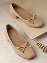 STEFFY Women Beige Block Heel Pumps | Elegant Synthetic Leather Footwear Comfortable Casual Sandals for Office and Daily Wear | Size 3 gallery image