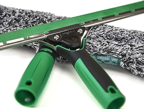 Miniatura 7 de Unger AK013 - Kit de limpieza de ventanas, juego de inicio 3 en 1 con escobilla de ventana, arandela de microfibra con mango de barra en T y cubo de