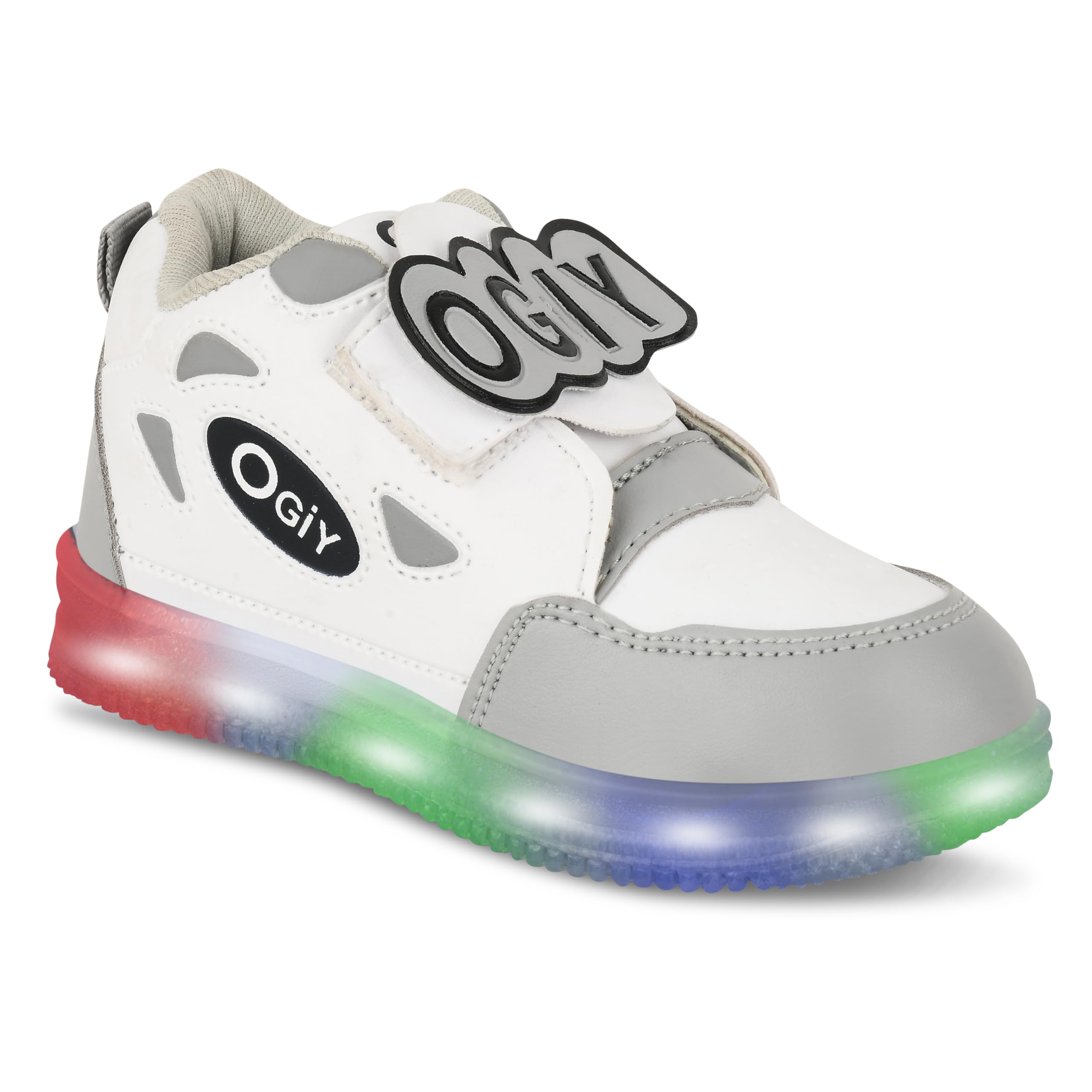 HOOH Kids Sneakers - Comfortable Running Shoes for Toddlers, Preschoolers, Easy to Clean, Stylish (Grey, 3 Years) (B0D6GMPK1H) Amazon Price History, Amazon Price Tracker
