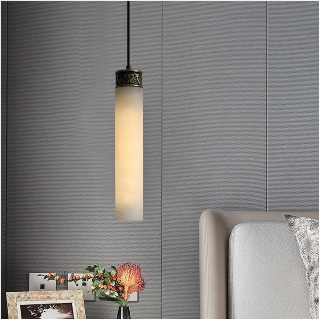 Olskfuh Light Fixture Modern Luxury Pendant Lamp Bedside Mi-Ni Pendant S Natural Cloud Stone Ceiling Hanging Lamp Copper Decor Hanging Indoor Chandelier Lamps,