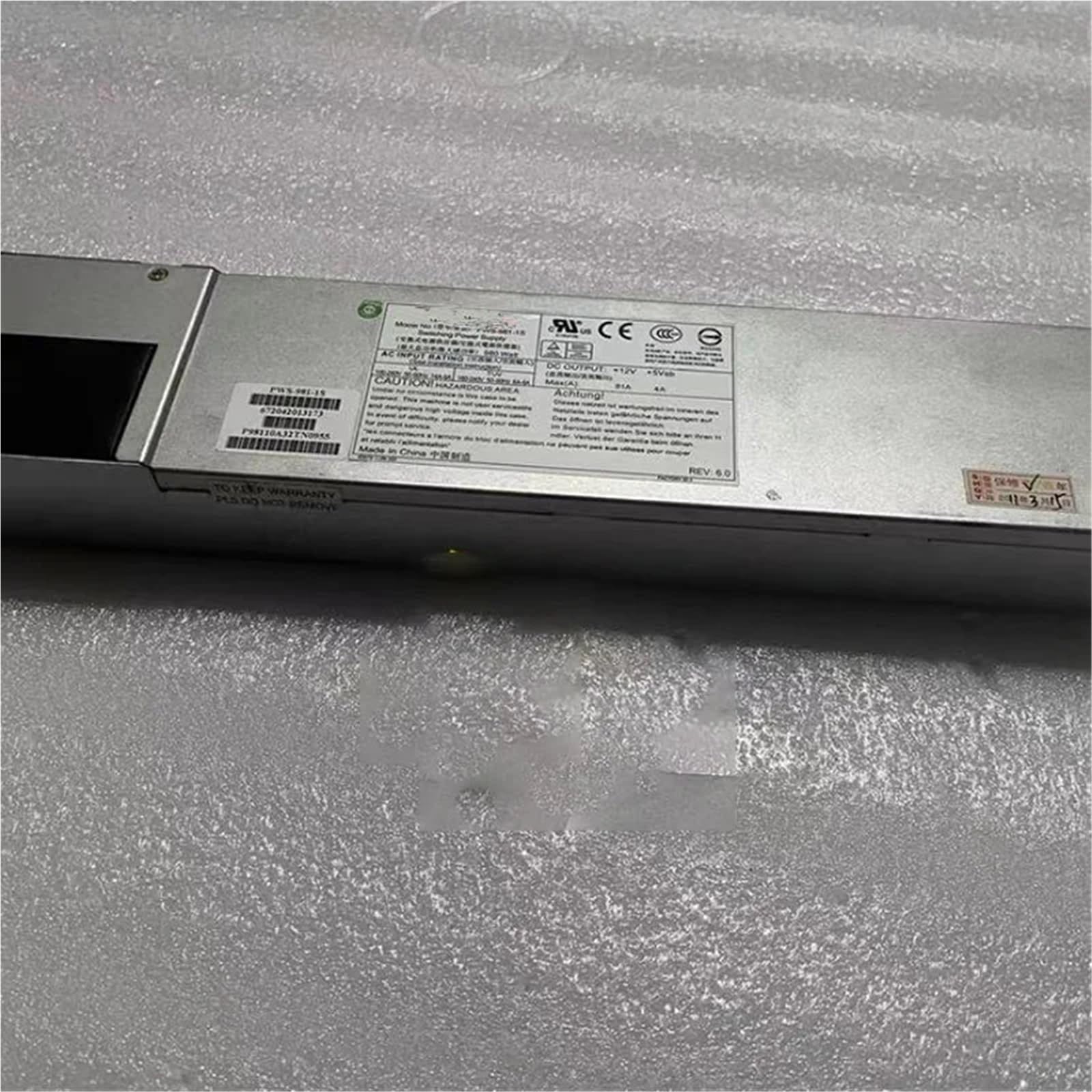 Módulo de alimentación redundante Fuente de alimentación del Servidor 1U 980W PWS-981-1S