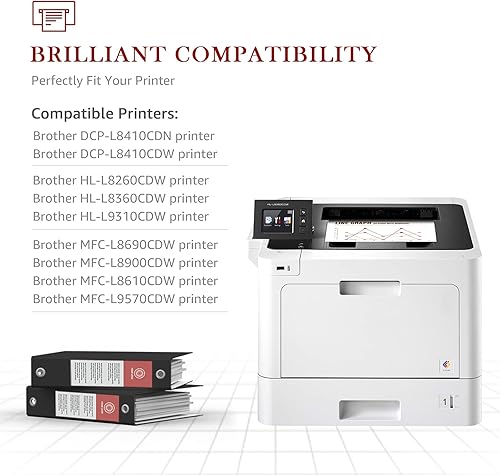 Miniatura 3 de Toner Kingdom Cartucho de tóner de repuesto compatible para Brother TN436 TN433 de alto rendimiento TN-436 433 TN431 431 para Brother HL-L8360CDW