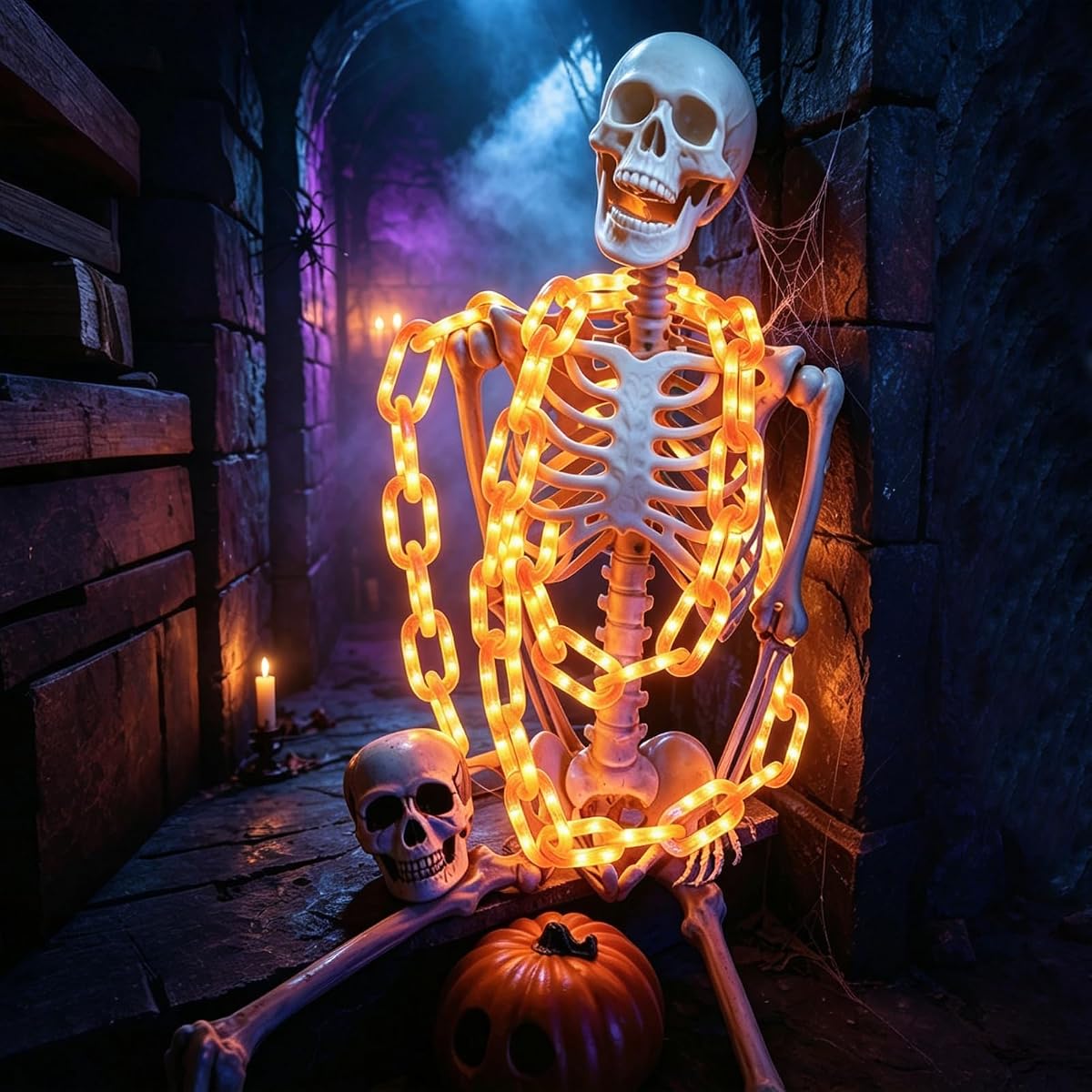 Shinybox Guirnalda de Luces Decorativa para Halloween