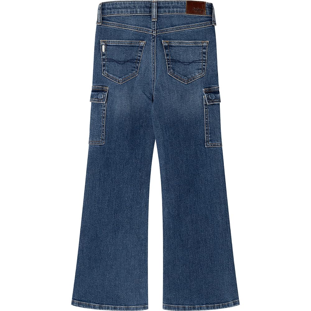 Pepe Jeans Slim Flare Cargo Jr - Dżins Dziewczynki