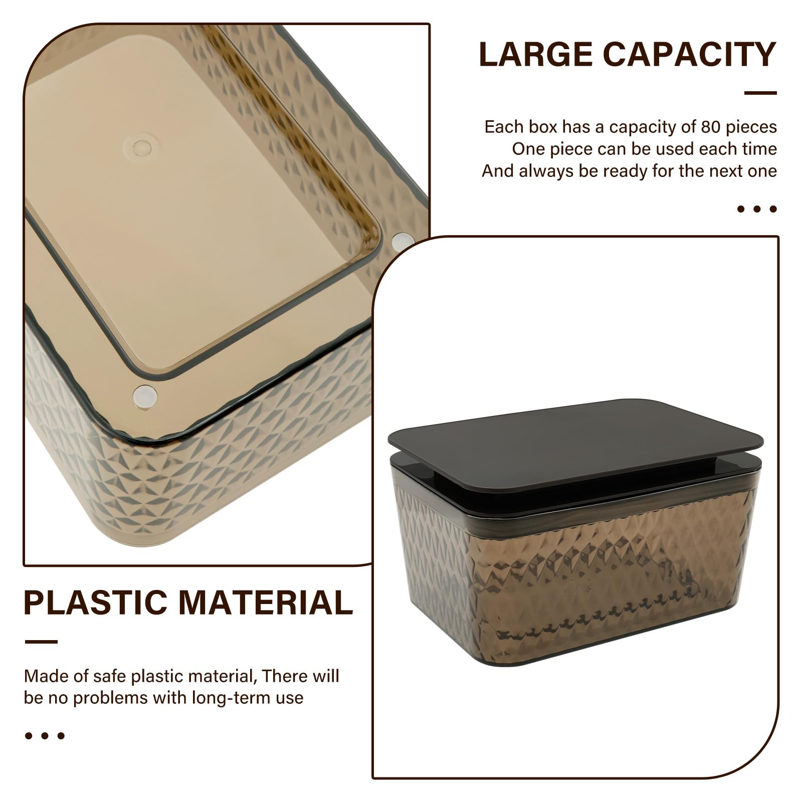 shaojian Baby Wipes Dispenser, Toilet Wet Wipes Dispenser Box with Sealing Lid to Keep Wipe Fresh - Image 4